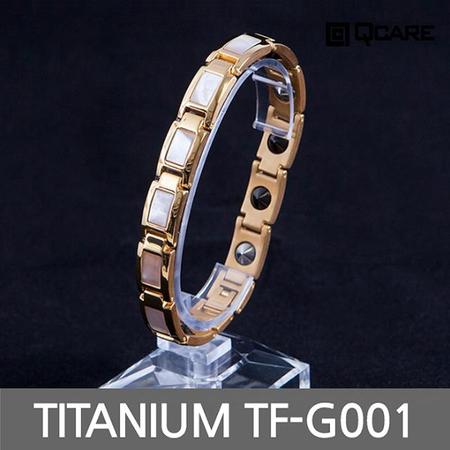  티타늄 게르마늄 자석 팔찌 TF-G001 (골드 L)