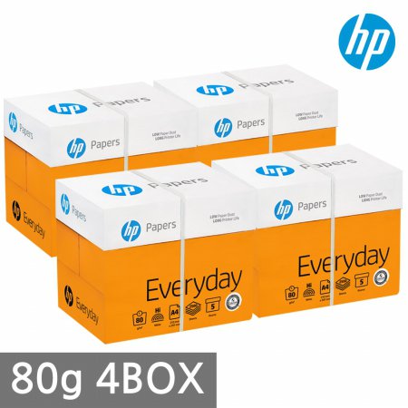 HP A4 복사용지(A4용지) 80g 2500매 4BOX(10000매)