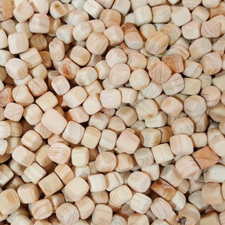  천연 100% 편백나무 큐브칩100g