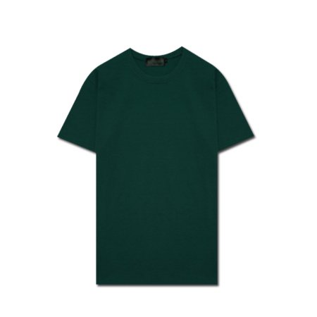  20수 면 무지 라운드 반팔 티셔츠/남녀공용 20수면반팔티 딥그린:XL