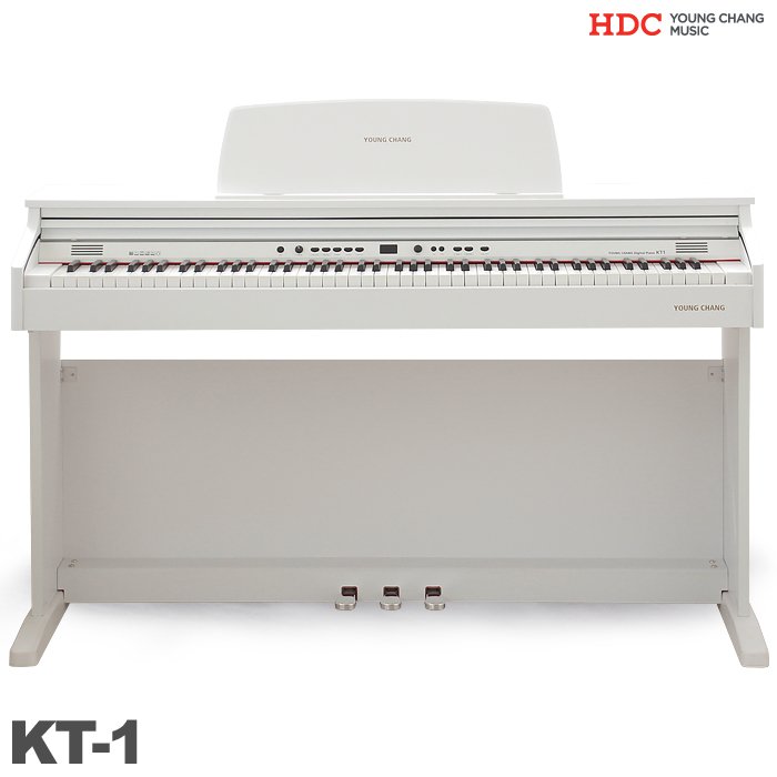 영창 디지털피아노 KT-1／KT1[로즈우드/화이트] 전자피아노 [착불 45,000원]