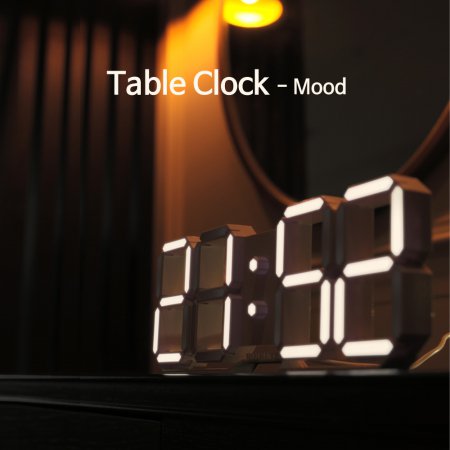  Table Clock 무드 (전선길이 3m -반투명)