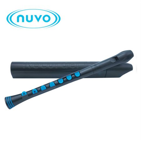 Nuvo Recorder Plus  - Black / Blue 저먼식 리코더 (N320RDBBL-G) 