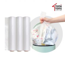 쓰레기통/분리수거함 전용 비닐봉지 40L(롤백 90매입) 3팩(총 270매)