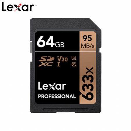  Lexar 영상 프리미엄 메모리 SDXC 633x 64GB
