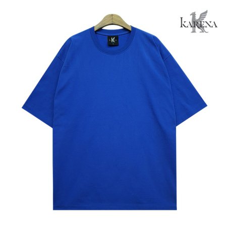  [KARENA] 카레나 오버핏 라운드 티셔츠 블루