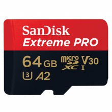 샌디스크 MicroSDXC Extreme Pro U3 V30 1133X 64GB