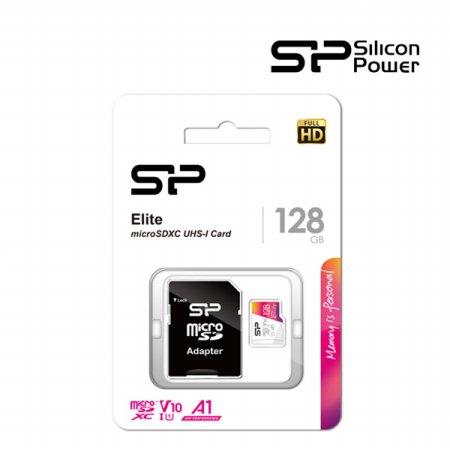 실리콘파워 SDXC CLASS10 UHS-I Elite V10 A1 128GB