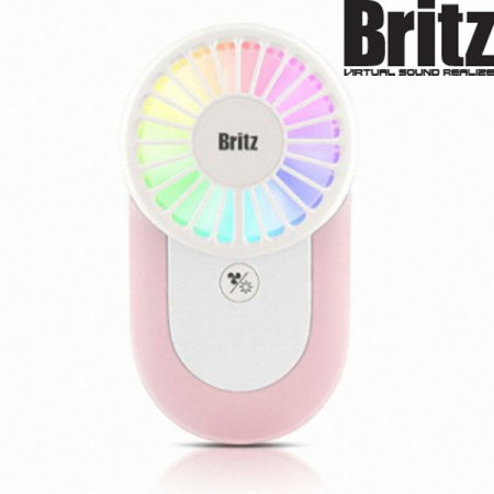 핑크 Britz BZ-FN2 슬림 미니선풍기