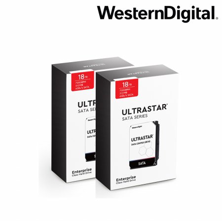 WD Ultrastar DC HC550 18TBx2 36TB SATA3 WUH721818ALE6L4 2PACK 패키지 총판