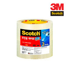 3M 스카치 포장용 테이프 #3615-2 48mmx50m 2입 투명 4287