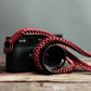 [Barton1972] 바톤 스트랩 브레이드 레더 패션 레드 Leather Neck Strap Braided Style Passion Red