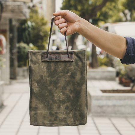 [WOTANCRAFT] 우탄크래프트 가방 Foldable Shopping Bag 5L Olive Green