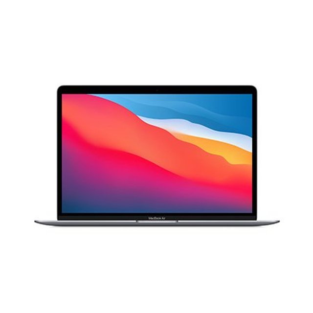 맥북에어 13 M1, 8코어 CPU, 7코어 GPU, 8GB RAM, 256GB SSD - 스페이스그레이 [MGN63KH/A]