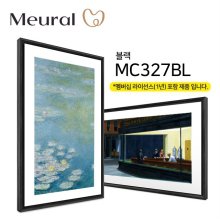 뮤럴(Meural) 디지털 캔버스 27 액자[블랙][68.5cm][1년 멤버십 포함]