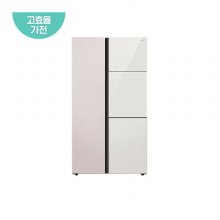 양문형 냉장고 WWRG818ESJRD1 (801L, 샤인라벤더, 샤인베이지)