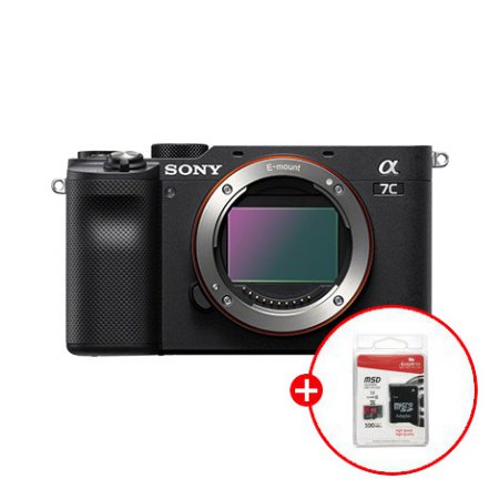 [32G메모리 증정][정품]SONY 알파 A7C 원핸드 컴팩트 풀프레임 미러리스 카메라 바디[렌즈미포함][블랙][A7C]