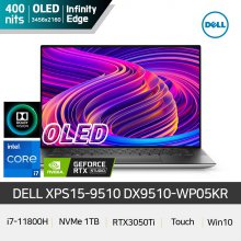 XPS15-9510 DX9510-WP05KR 인텔 11세대 i7/16GB/1TB/RTX3050Ti/OLED/Win10