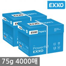 엑소(EXXO) A4 복사용지(A4용지) 75g 2BOX(4000매)