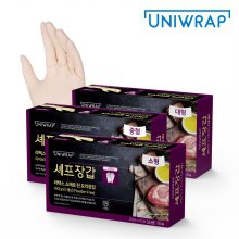 유니랩 요리용 식품용 라텍스장갑 100매