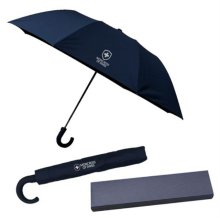 2단 곡자핸들 우산(플라스틱손잡이) 골프 우산