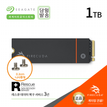 씨게이트 파이어쿠다 530 M.2 NVMe SSD 1TB TLC 히트싱크