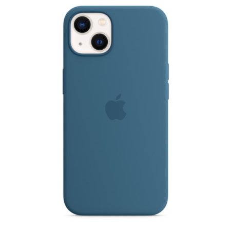  MagSafe형 아이폰13 실리콘케이스 블루제이