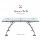 [Tecno] 테크노 노모스 테이블 1800x1000 크롬 Nomos Table