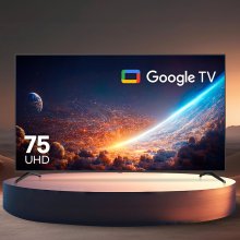 190cm 10년AS보장 24년형 이스트라 AN753UHD 구글 스마트 TV (설치유형 선택가능)