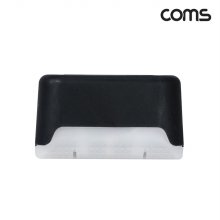 Coms 태양광 LED 램프(Color), 블랙 IH051