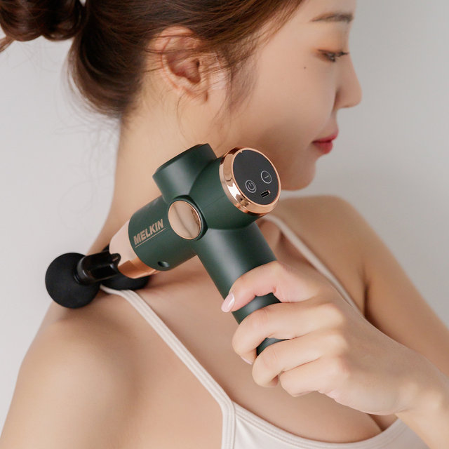 멜킨 어썸 미니 마사지건 어깨 목 진동 전동 안마기