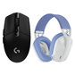 [이득패키지] 게이밍마우스G304[블랙]+게이밍헤드셋 G435 [화이트] 