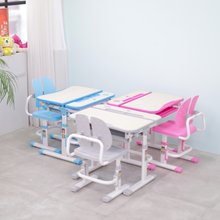 어린이 첫 책상 의자세트, 높이 각도조절(+책 거치대,LED스탠드)