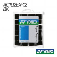 요넥스 AC102-12EX 슈퍼그립 SUPER GRIP 블랙 12개