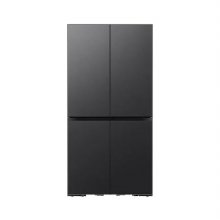 비스포크 4도어 냉장고 프리스탠딩 인피니트라인 RF10B9955BTK (919L, 세라블랙, 다크차콜 엣지트림)