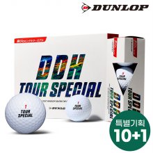 [골프선물세트 10+1]던롭 DDH TOUR SPECIAL 투어스페셜 골프공_2피스