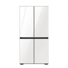 비스포크 냉장고 4도어 키친핏 RF60A91D135 (615L, 글램화이트)