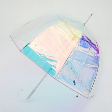 totes(토스) 8살 버블 돔형 수동 장우산 - 홀로그램 A179IRR 투명우산