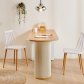 로마 원형사각 1700 반타원 식탁 템바보드 테이블