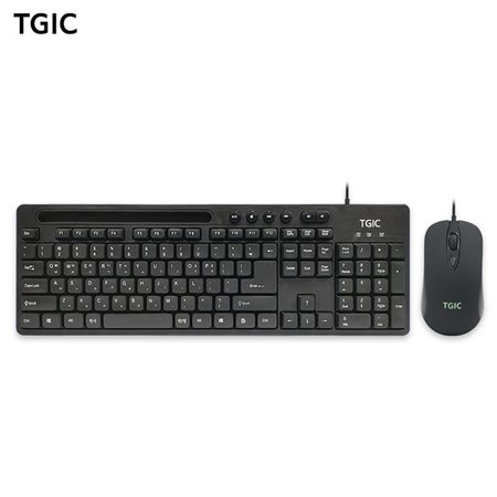 TGIC TGC-MK5000 유선 키보드 마우스 세트 (USB)