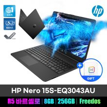15S-EQ3043AU 노트북 R5 8GB 256GB FreeDos 39.62cm(블랙)