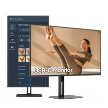 알파스캔 AOC Q27V5 QHD USB-C 프리싱크 높낮이 HDR 무결점