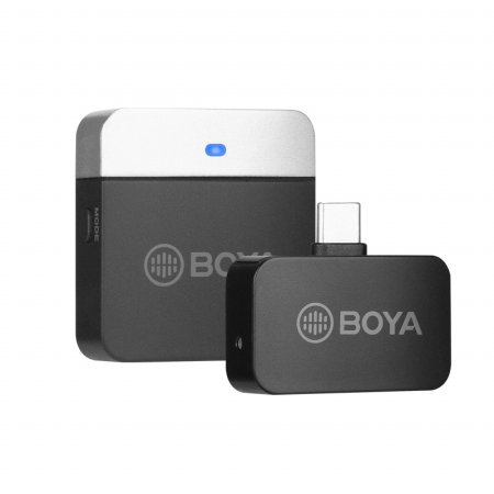 BOYA BY-M1LV-U 2.4G 무선마이크 C타입 (수신기1/송신기1) / 공식 수입사 직배송 상품