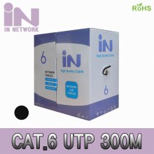 인네트워크 IN-6UTP300MBK CAT.6 UTP 300M 검정