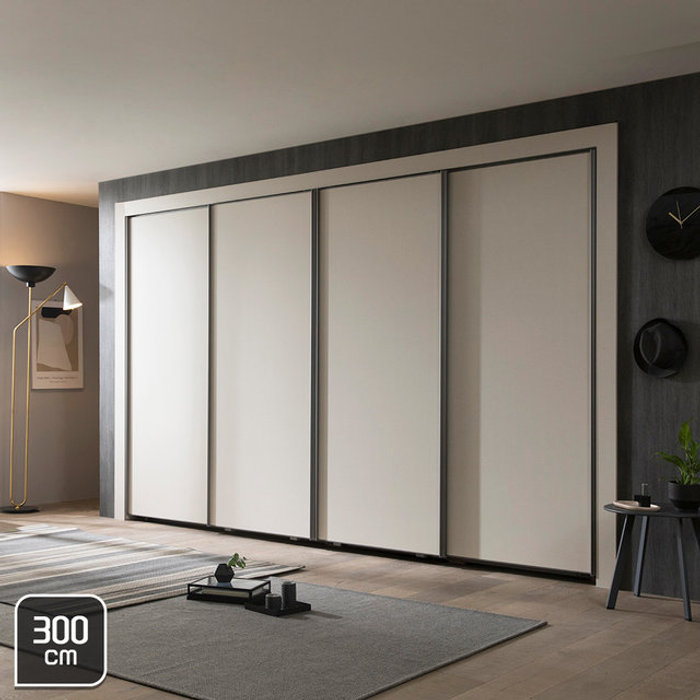 장인가구 비밀특가 피코 베이직 매트 슬라이딩붙박이장 300cm