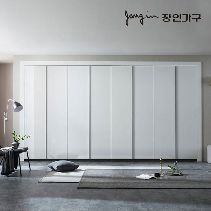 장인가구 비밀특가 드홈 글로우 여닫이 붙박이장 5CM