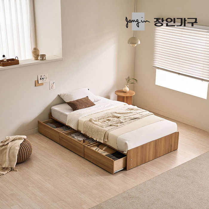 장인가구 토리노 서랍침대 SS 매트제외