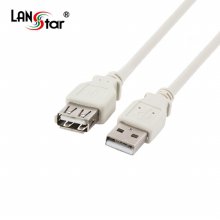 LanStar USB 2.0 A형 연장 케이블 0.5M