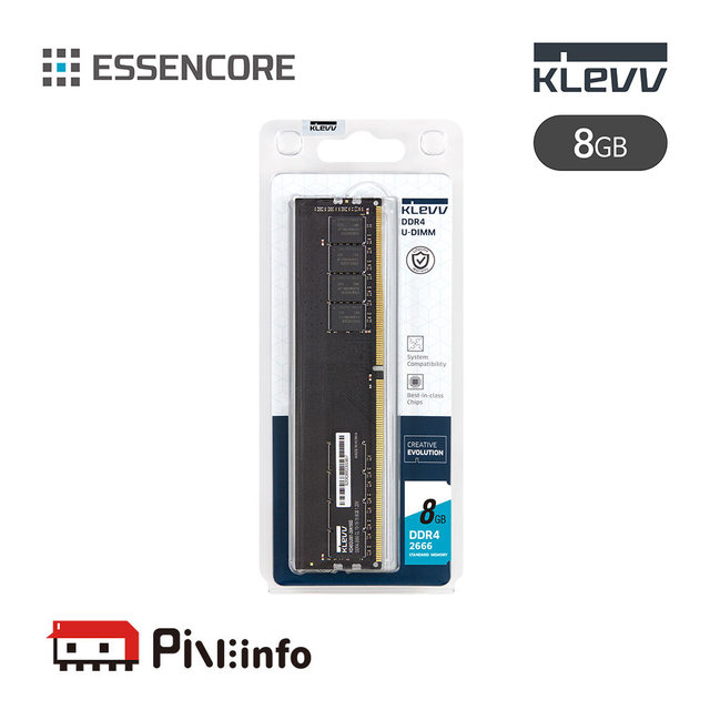 에센코어 KLEVV 8G PC4-21300 CL19 DDR4 파인인포 (하이닉스 칩 내장)