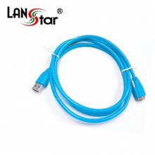 LanStar USB3.0 AM-MicroB Screw 1M 블루